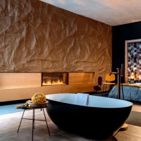 Faber e-Matrix Linear 1050-400 I Brede en slimme waterdamp haard