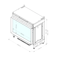 Faber e-Matrix Mood 800-500 I Waterdamp haard