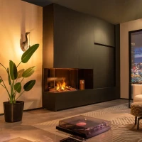 Faber e-Matrix Mood 800-650 III Driezijdige waterdamp haard