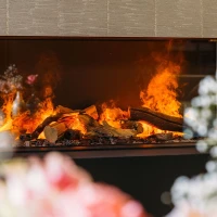 Faber e-Matrix Linear 1300-400 II Breed en slank waterdamp haard