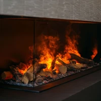 Faber e-Matrix Linear 1300-400 III brede en slimme waterdamp haard