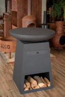 Metalen deksel voor een 80 cm vuurkorf