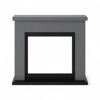 TAGU Frode Grijs - Vrijstaande schouw zonder haard inzetstuk