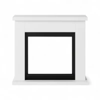 TAGU Frode Wit &ndash; vrijstaande haardschouw zonder inzethaard