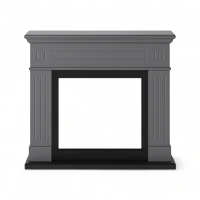 TAGU Larsen Grijs – vrijstaande haardschouw zonder inzethaard