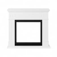 TAGU Larsen Wit &ndash; vrijstaande haardschouw zonder inzethaard