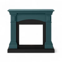 TAGU Magna Turquoise – vrijstaande haardschouw zonder inzethaard