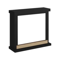 Hagen Zwart haardschouw &ndash; vrijstaande schouw zonder inzethaard van TAGU