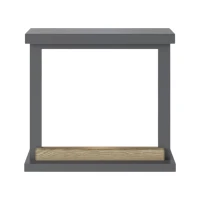 TAGU Hagen Grijs – Vrijstaande haardschouw zonder inzethaard