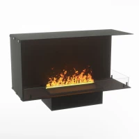 Foco Corner Right 1000 waterdamp haard om in te bouwen