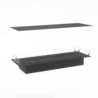 Foco Four inbouw waterdamp haard