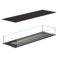 Foco Four 1200 - 4-zijdige bioethanol haard om in te bouwen