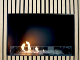 Foco One 800 - 1-zijdige bioethanol haard voor inbouw