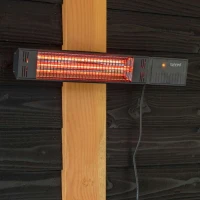 Fortuna v&aelig;gh&aelig;ngt terrassevarmer 1500W