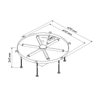 Planika Galio Star Insert automatische gasbrander voor buiten doe-het-zelf haardprojecten.