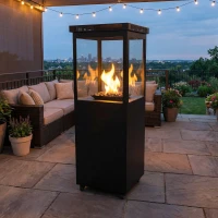 Mallorca design terraswarmer op glasflessen van Muztag