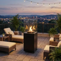 Muztag Malaga terraswarmer - zwart