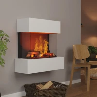 Decoratieset gemaakt van echt hout voor de Opti-Myst Cassette 400/600, geproduceerd door GlowFire in Duitsland.