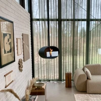 Halifax Black Ovale Plafond Biohaard