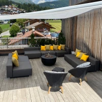 Cocoon tafel bowl antraciet