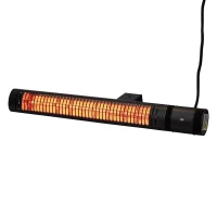 Terrasverwarmer HEAT1 ECO High-line 2000W 73 cm- Zwart