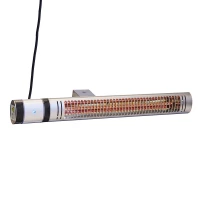 Terrasverwarmer HEAT1 ECO High-line 2000W - Zilver