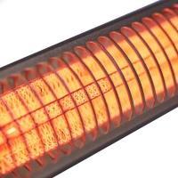 Terrasverwarmer HEAT1 ECO High-line 2000W - Zilver