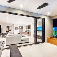 Heatstrip Enhance 3200W (zwart) met glasfront