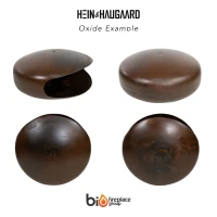 Hein & Haugaard UFO-80 Mega plafondhaardmet oxide afwerking