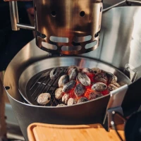 H&ouml;fats Grillstarter in Roestvrij Staal