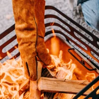 H&ouml;fats Vuurvaste Handschoenen Leer
