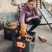 H&ouml;fats Vuurvaste Handschoenen Leer
