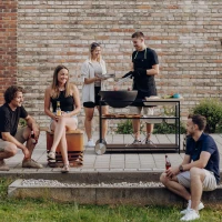 H&ouml;fats FIRE KITCHEN met BOWL 57 en BBQ set 