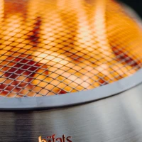 H&ouml;fats MOON 45 roestvrijstalen vonkenvanger veiligheidsdeksel
