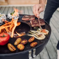 H&ouml;fats BOWL 57/70 Plancha Gietijzeren Grilplaat