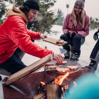 H&ouml;fats TRIPLE Rooster 55 - Verstelbaar Grillrooster voor TRIPLE Vuurkorf

