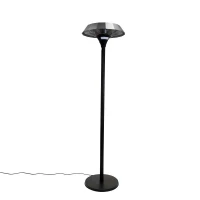 Vloermodel terrasverwarmer zwart