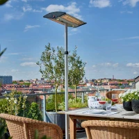 Zilveren terrasverwarmer van HORTUS