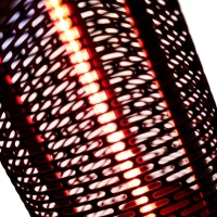 Hortus onder tafel zwarte terrasverwarmer