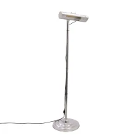 Zilveren terrasverwarmer voor op de vloer