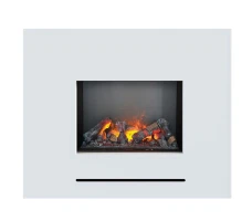 Glow Fire Lessing - Motor 56-600 | Vrijstaande Waterdamphaard met Verwarming, 90 cm x 110 cm x 35 cm