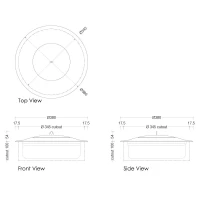 Ronde brander van Icon Fires