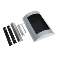 Ocean - Goedkope muur-hangende stalen biohaard. Capaciteit 0,7L bio-ethanol. Brandtijd 1-2 uur. Maat: 45 x 60 x 13,4 cm.