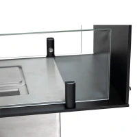 Foco Two 600 Slim  - Smalle 2-zijdige inbouw bio-ethanol haard