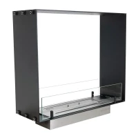 Foco Two 600 Slim  - Smalle 2-zijdige inbouw bio-ethanol haard
