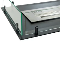 Foco Room Divider 800 - Scheidingswand bioethanol haard