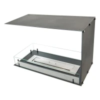 Foco Room Divider 800 - Scheidingswand bioethanol haard