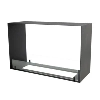 Foco Two Medium 800 doorkijkende inbouwhaard bio-ethanol