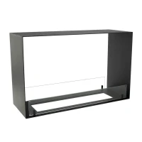 Foco Two Medium 800 doorkijkende inbouwhaard bio-ethanol