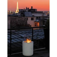 Lage biohaard van planika met een betonnen voetstuk. Maat: &Oslash;: 41 x H: 77,2 cm